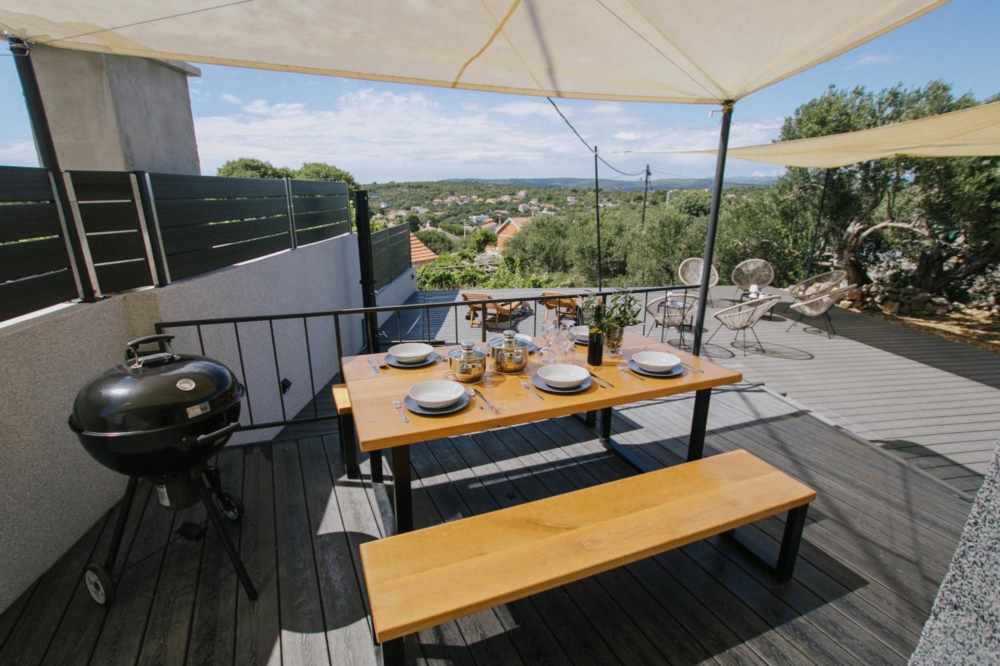 Вилла House Marija Drvenik Mali Трогир Экстерьер фото